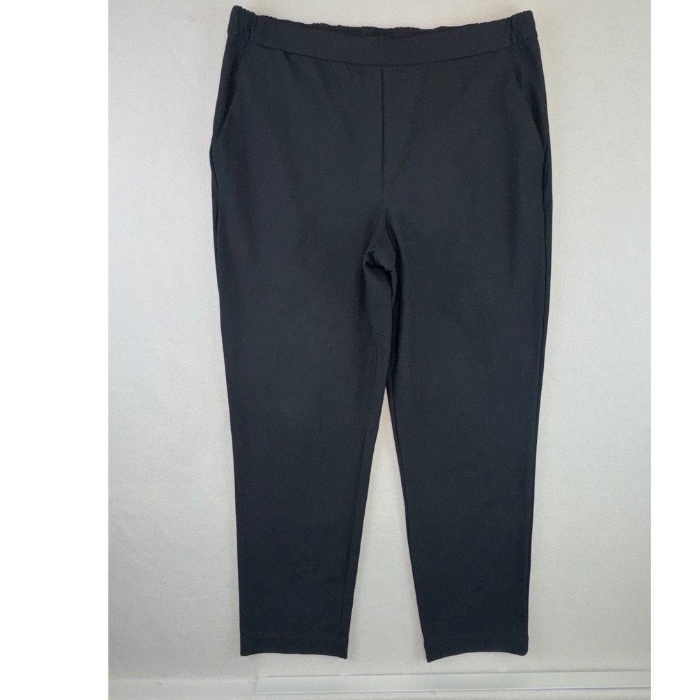Lululemon On the Fly 7/8 Tapered Pant Black Size 12 Recycled Polyester Stretch